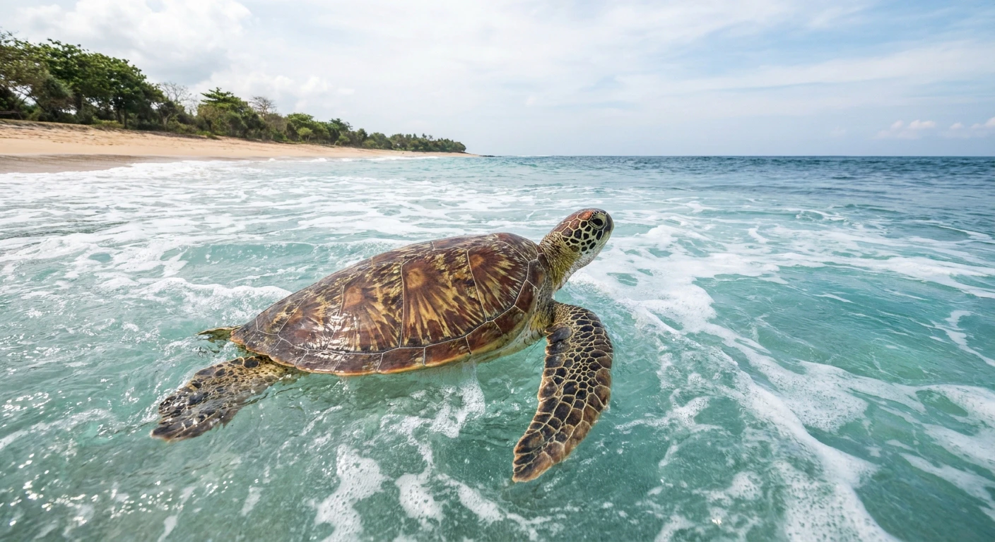 Bali Officers Return 20 Turtles, With 2 Still Healing