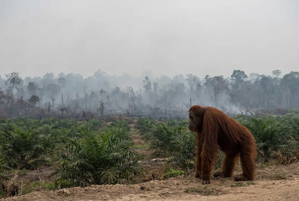 Rescuers Recover 7 Bornean Orangutans Amid Wildfires